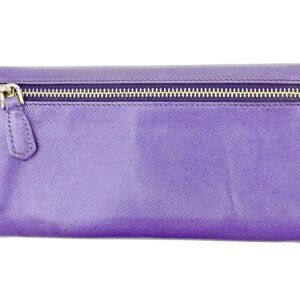 PRADA Long Wallet Leather Authentic USED